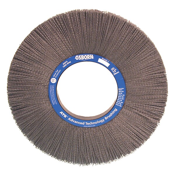 Osborn Composite Wheel Brush, Aggressive, 8" 0004058600