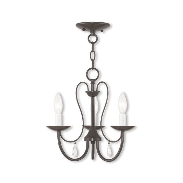 Livex Lighting Mirabella 3 Light English Bronze Chandelier 40863-92 - main