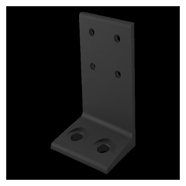 80/20 Blk 40S 80mm Floor Mt Economy Anchor Ft 40-2417-BLACK - main