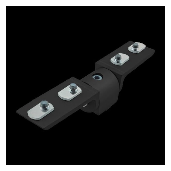 80/20 Living Hinge 0 Deg W/L Pivot Arms 40S 40-4321-BLACK - main