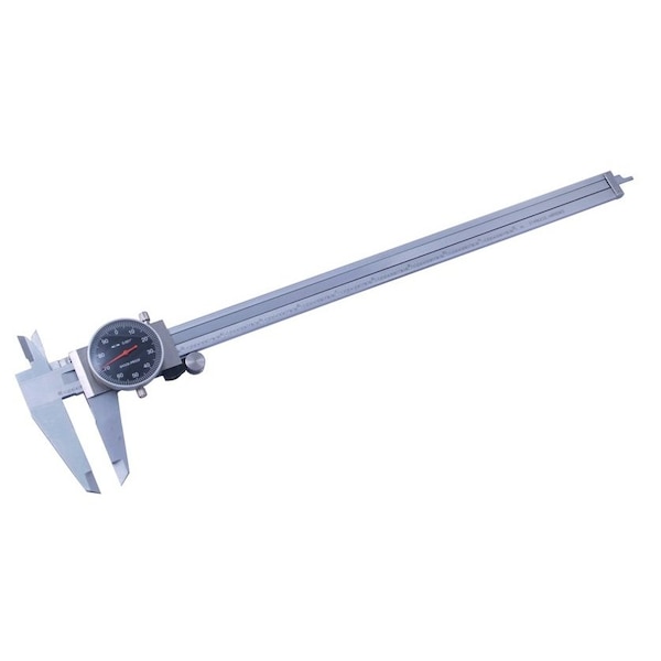 Hhip 12" Economy Dial Caliper With Black Face 4100-0221 - main