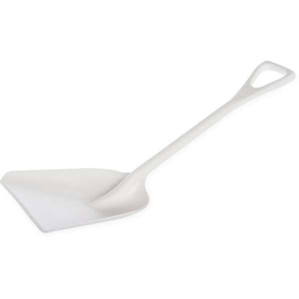Carlisle Foodservice Sparta Sanitary Shovel 10" x 13.75", Wht 41076EC02 - main