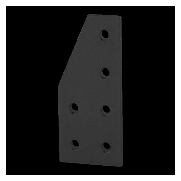 80/20 JoiningPlate, Aluminum, Black, 4in, 13/64in 4120-BLACK - main