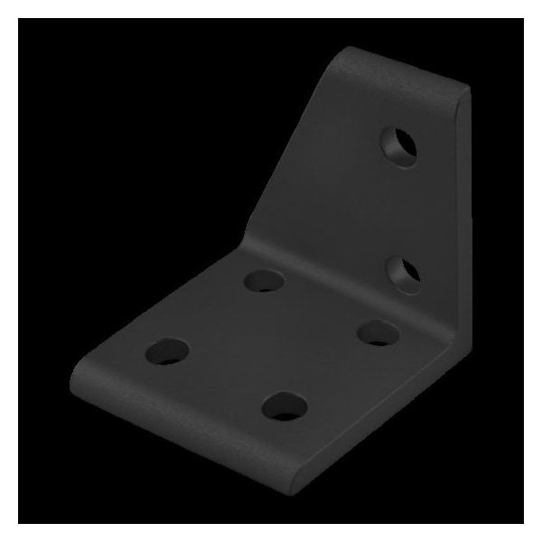 80/20 InsideCornerBracket, Alum, Blk, 2in, 2in 4121-BLACK - main