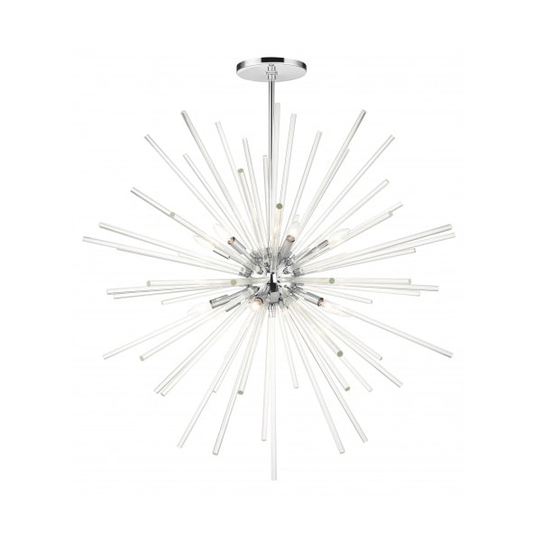 Livex Lighting Polished Chrome Foyer Pendant Chandelier 41259-05 - main