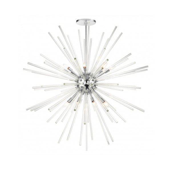 Livex Lighting Polished Chrome Foyer Pendant Chandelier 41260-05 - main