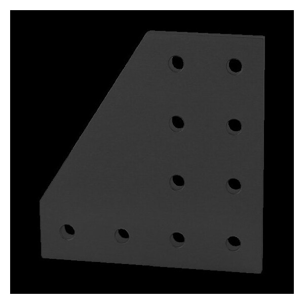 80/20 JoiningPlate, Aluminum, Black, 4in, 13/64in 4127-BLACK - main