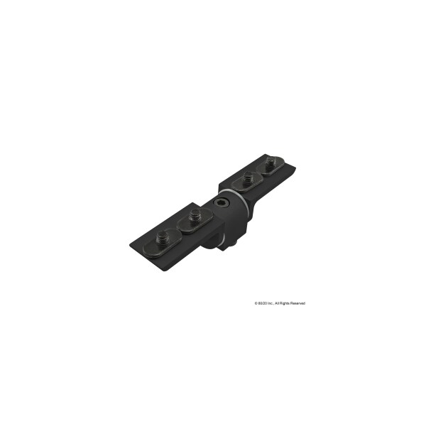 80/20 Living Hinge, 90 Deg, W/Crnr Brkt 10 S 4169-BLACK - main