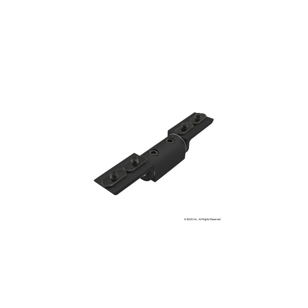 80/20 Univ Living Hinge W/Crnr Brkt, 2" 10S 4171-BLACK - main