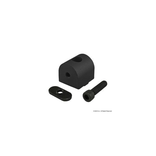 80/20 Black 10 S 0 Degree Living Nub 4181-BLACK - main