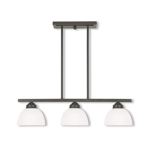 Livex Lighting Somerset 3 Light English Bronze Linear Chandelier 4226-92 - main