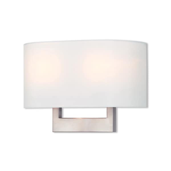 Livex Lighting Hayworth 2 Light Brushed Nickel ADA Wall 42401-91 - main