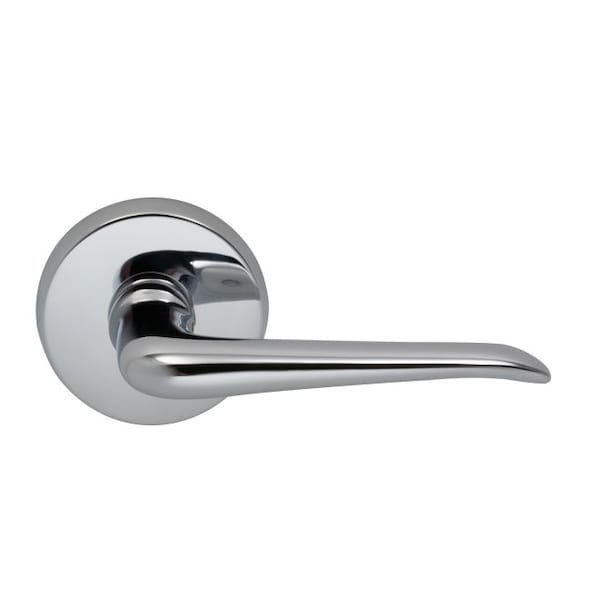 Omnia Knob 2-5/8" Rose Priv 2-3/8" BS T 1-3/4" Door Bright Chrome 42 42/00B.PR2 - main