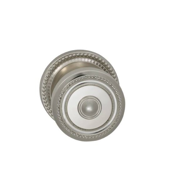 Omnia Knob 2-5/8" Rose Priv 2-3/4" BS T 1-3/8" Doors Bright Nickel 430 430/00A.PR14