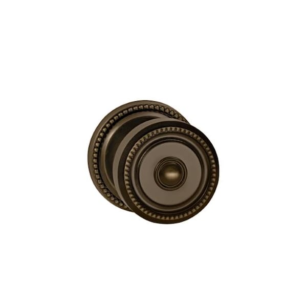 Omnia Knob 2-5/8" Rose Pass 2-3/8" BS T 1-3/8" Doors Shaded Bronze 430 430/00.PA4