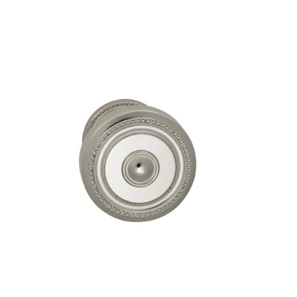 Omnia Knob 1-3/4" Rose Pass 2-3/8" BS T 1-3/4" Doors Bright Nickel 430 430/45B.PA14
