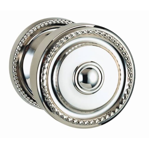 Omnia Knob with 1-3/4" Rose Single Dummy Bright Chrome 430 430/45.SD2 - main