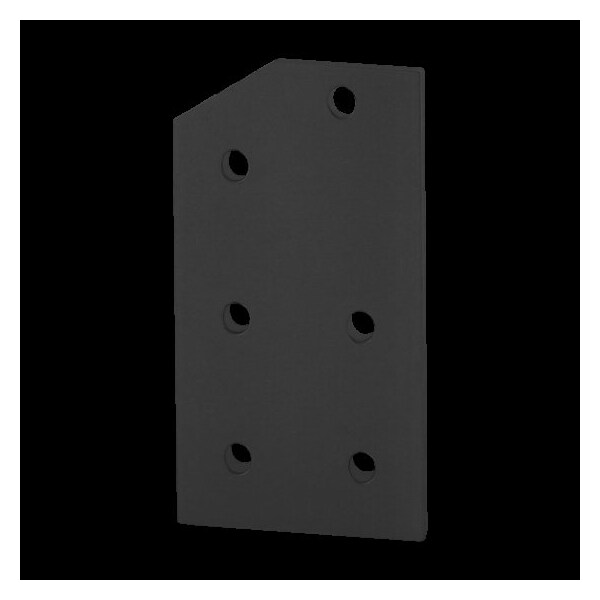 80/20 Angle Joining Plate, 30 Deg 6 Hole 15S 4330-BLACK - main