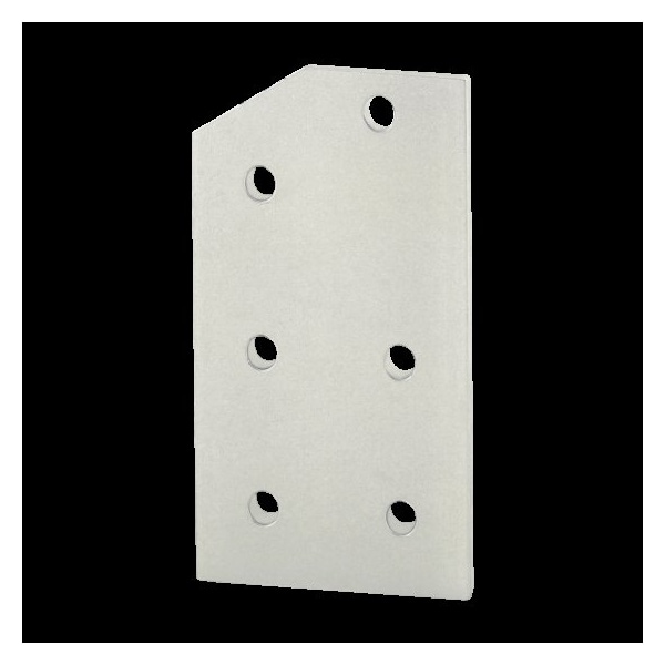 80/20 JoiningPlate, Aluminum, Silver, 5in, 1/4in 4330 - main
