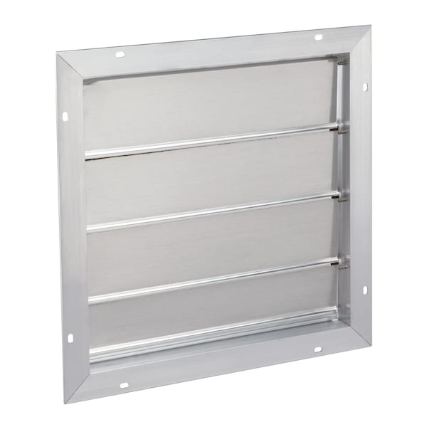 Broan Gable End Shutter, Single Panel, Aluminum 433