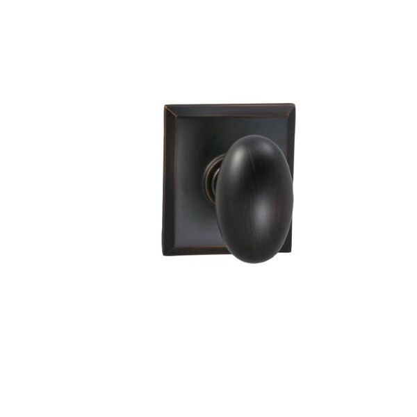 Omnia Knob Rectangular Rose Pass 2-3/4" BS T Strike Tuscan Bronze 434 434RT/234T.PATB - main