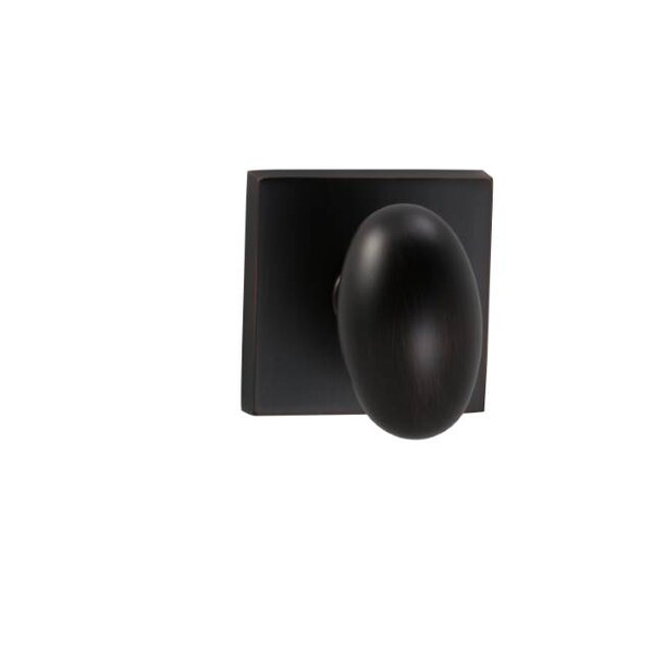 Omnia Knob Square Rose Passage 2-3/4" Backset, T Strike Tuscan Bronze 434 434SQ/234T.PATB - main