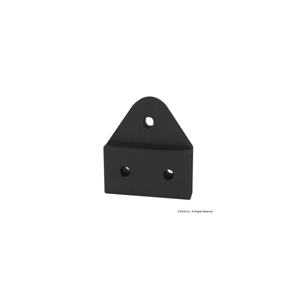 80/20 Black 15 S 3 Hole Pivot Plate 4392-BLACK - main