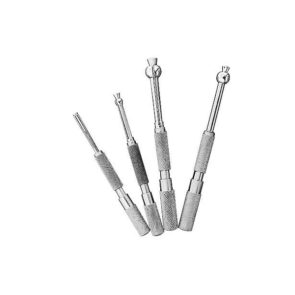 Hhip 4 Piece .125-.500" Full Ball Small Hole Gage Set 4400-0009 - main