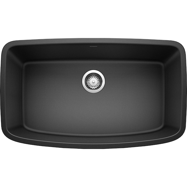 Blanco Valea Silgranit Super Single Undermount Kitchen Sink - Anthracite 441610 - main