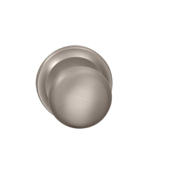 Omnia Knob 2-5/8" Rose Priv 2-3/4" BS T 1-3/4" Doors Satin Nickel 442 442/00C.PR15