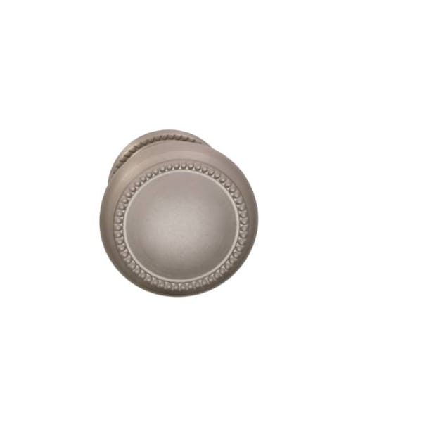 Omnia Knob 1-3/4" Rose Pass 2-3/8" BS T 1-3/4" Doors Satin Nickel 443 443/45B.PA15