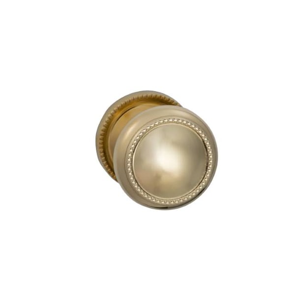 Omnia Knob 2-3/16" Rose Pass 234BS Full Lip 138DT ULQ Bright Brass 443 443/55AF.PA3A