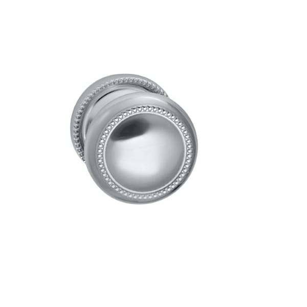 Omnia Knob 2-3/16" Rose Pass 2-3/8" BS T 1-3/8" Doors Bright Chrome 443 443/55.PA2 - main