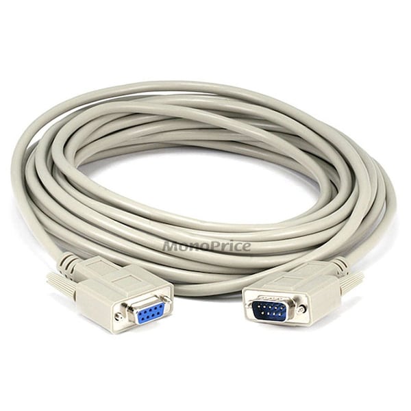 Monoprice Db 9 M/F Molded Cable, 25 ft. 445