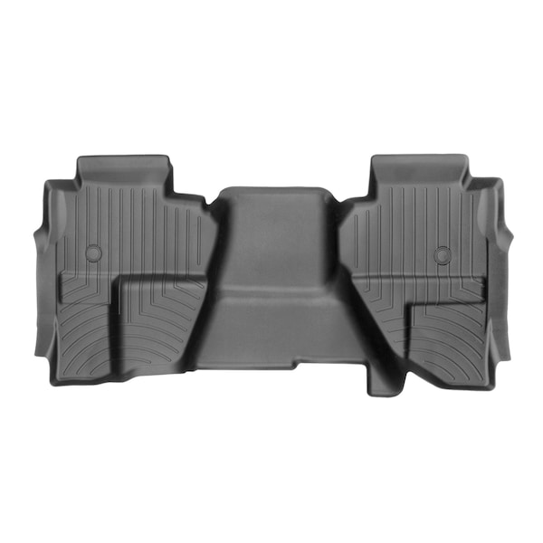Weathertech Rear FloorLiners, Vinyl Floor/Blk, 449662V 449662V - main