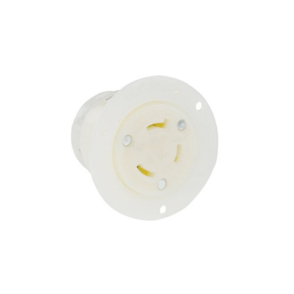 Ca18157 Leviton 15A Flanged Outlet Locking Receptacle 2P 3W 250V 4585-C | Zoro
