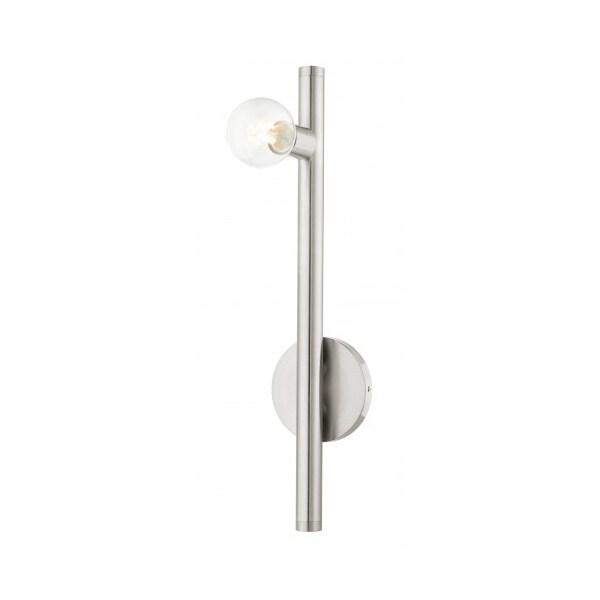 Livex Lighting Brushed Nickel Wall Sconce, 1 Light 45861-91 - main