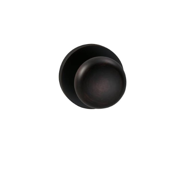 Omnia Knob Modern Rose Pass Knob 2-3/4" BS Full Lip Strike Tuscan Bronze 458 458MD/234F.PATB - main