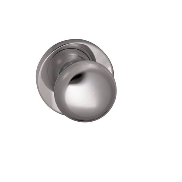 Omnia Knob Modern Rose Pass Knob 2-3/8" BS T Strike Bright Chrome 458 458MD/238T.PA26 - main