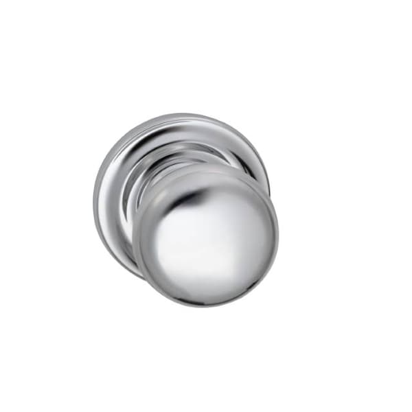 Omnia Knob with Traditional Rose Single Dummy Knob Bright Chrome 458 458TD/0.SD26 - main