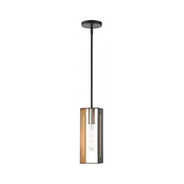 Livex Lighting Textured Black with Brushed Nickel Accen 45951-14 - main