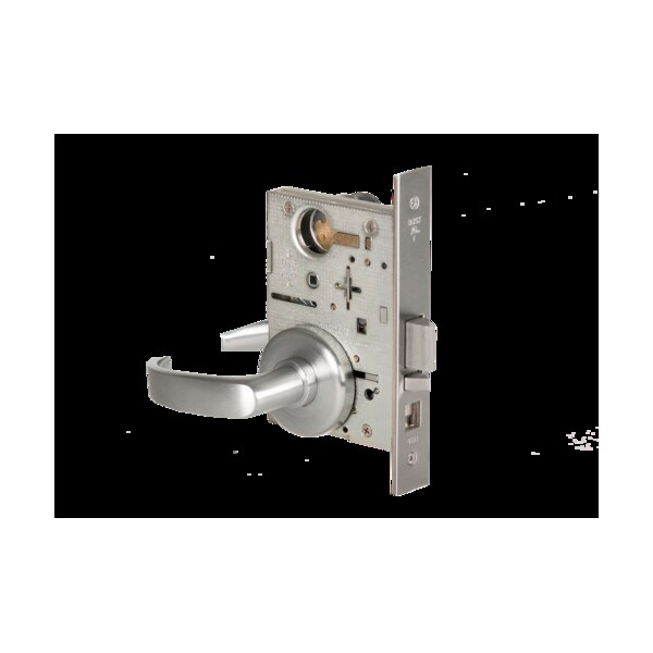 Best Mortise 45H Lock, Classroom, Lever, Rose, Satin Chrome AM, LH