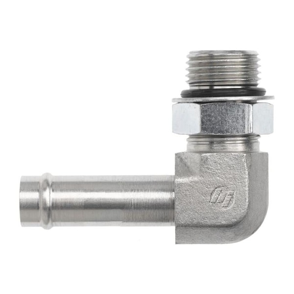Brennan Industries Hydraulic Fittings, 3/8" Hose Barb Male 4601-06-06-NWO-FG - main