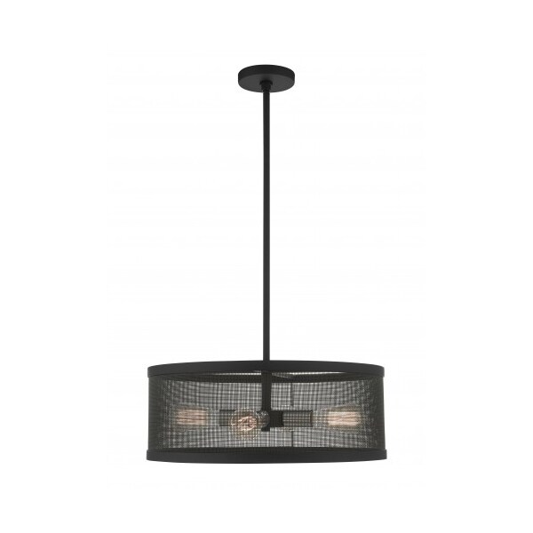 Livex Lighting Black with Brushed Nickel Accents Chande 46214-04 - main