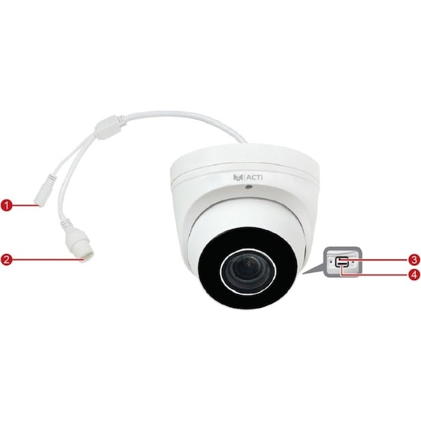 Acti Outdoor Zoom Dome With D/N, Adaptive Ir, Z81 - main