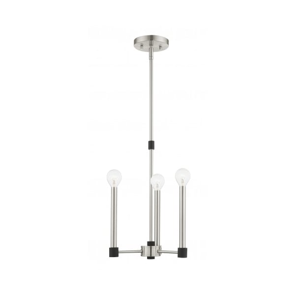 Livex Lighting Brushed Nickel with Satin Brass Accents 46883-91 - main