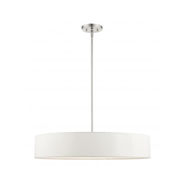 Livex Lighting Brushed Nickel Pendant, 5 Light 46925-91 - main