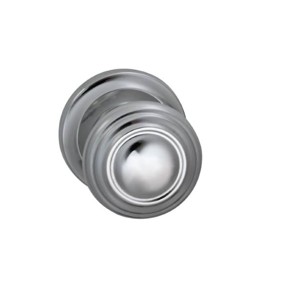 Omnia Knob 2-5/8" Rose Priv 2-3/8" BS T 1-3/8" Doors Bright Chrome 472 472/00.PR2 - main
