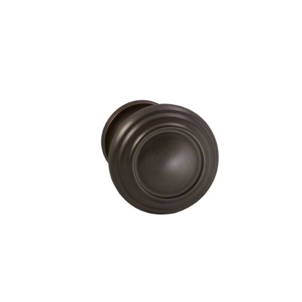Omnia Knob 1-3/4" Rose Pass 2-3/4" BS T 1-3/8" Doors ULQ Antique Bronze 472 472/45A.PA5A