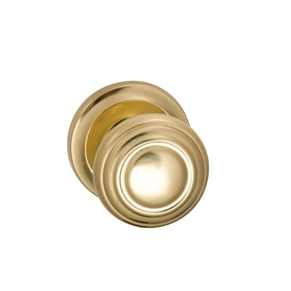 Omnia Knob 2-5/8" Rose Priv 2-3/4" BS T 1-3/8" Doors Bright Brass 472 472/00A.PR1 - main